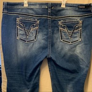Vigoss Women’s Plus 26W Capri Jeans